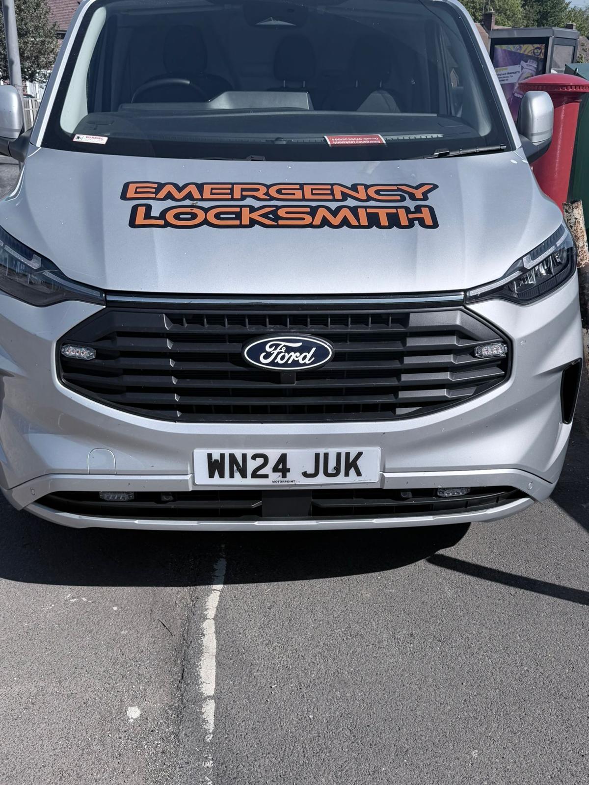 MC Locksmiths branded service van